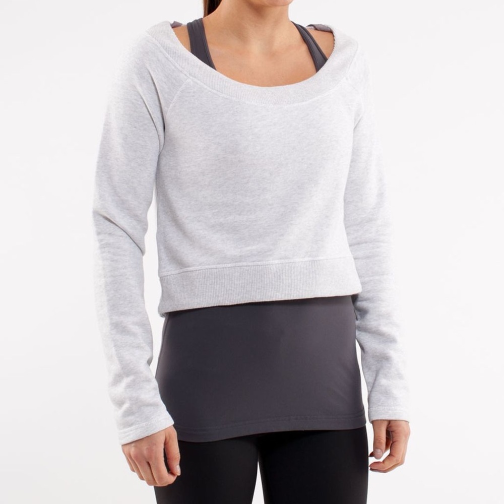 Lululemon Cropped Sweater / Pullover - White